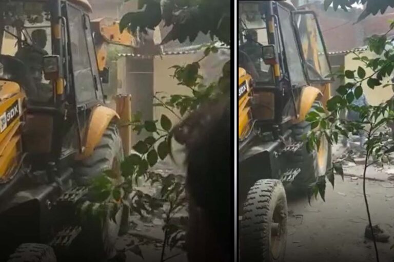Encroachment demolished in Lucknow's Hazratganj campus, employees had built houses